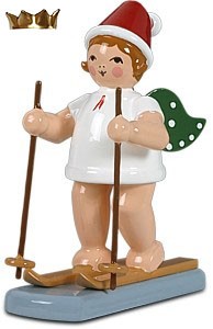 Ellmann Weihnachtsengel mit Schneeschuh, mit Krone Ellmann Weihnachtsengel mit Schneeschuh, mit Krone