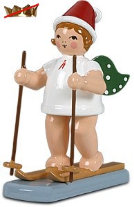 Ellmann Weihnachtsengel mit Schneeschuh, ohne Krone Ellmann Weihnachtsengel mit Schneeschuh, ohne Krone