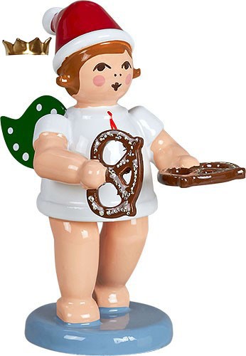 Ellmann Weihnachtsengel mit Brezel, mit Krone Ellmann Weihnachtsengel mit Brezel, mit Krone