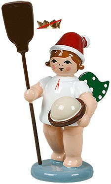 Ellmann Weihnachtsengel mit Ofenschieber, ohne Krone Ellmann Weihnachtsengel mit Ofenschieber, ohne Krone
