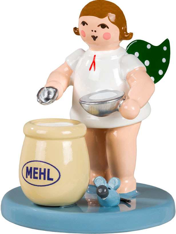 Ellmann Weihnachtsengel mit Mehlsack, ohne Krone Ellmann Weihnachtsengel mit Mehlsack, ohne Krone
