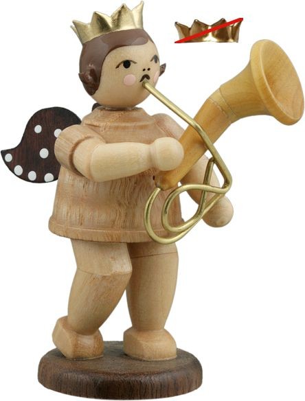 Ellmann Engel mit Baritonhorn - ohne Krone, natur Ellmann Engel mit Baritonhorn - ohne Krone, natur