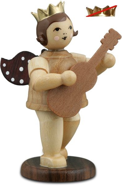 Ellmann Engel mit Gitarre - ohne Krone, natur Ellmann Engel mit Gitarre - ohne Krone, natur
