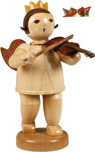 Ellmann grosser Engel mit Geige -22cm- ohne-Krone