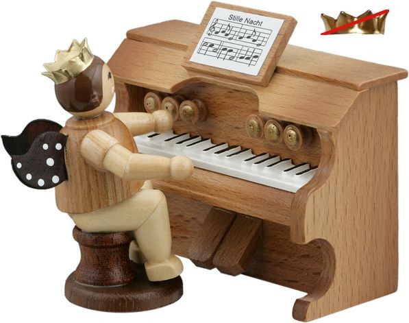 Ellmann Engel am Harmonium- Natur ohne-Krone Ellmann Engel am Harmonium- Natur ohne-Krone