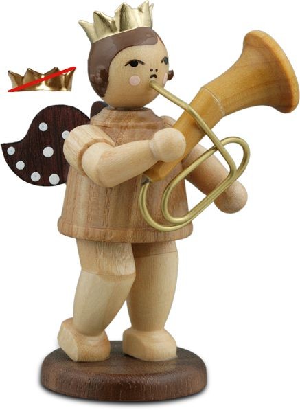 Ellmann Engel mit Tenorhorn - ohne Krone, natur Ellmann Engel mit Tenorhorn - ohne Krone, natur