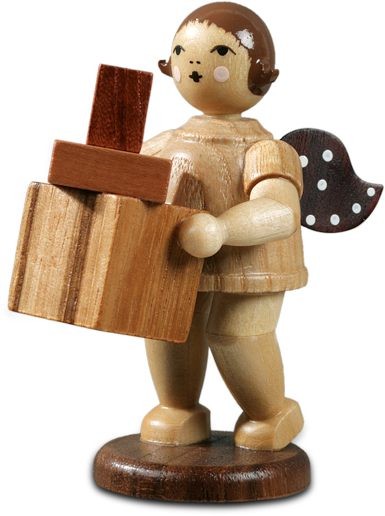 Ellmann Geschenkeengel mit Pakete - ohne Krone, natur Ellmann Geschenkeengel mit Pakete - ohne Krone, natur