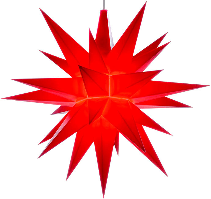 Kleiner Herrnhuter Stern A1e rot, LED Kleiner Herrnhuter Stern A1e rot, LED
