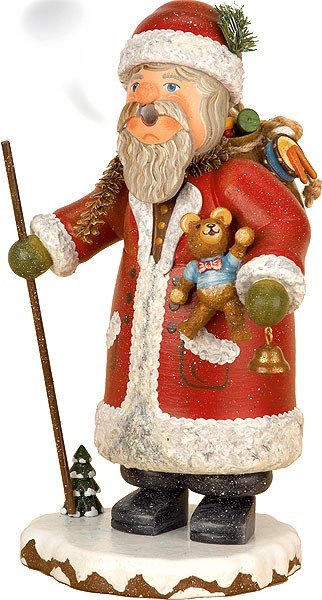 Hubrig Volkskunst Räuchermann Winterkinder Weihnachtsmann Hubrig Volkskunst Räuchermann Winterkinder Weihnachtsmann