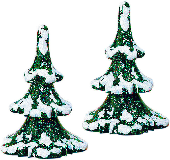 Hubrig Volkskunst Winterkinder - Winterbaum, klein, 2er Set Hubrig Volkskunst Winterkinder - Winterbaum, klein, 2er Set