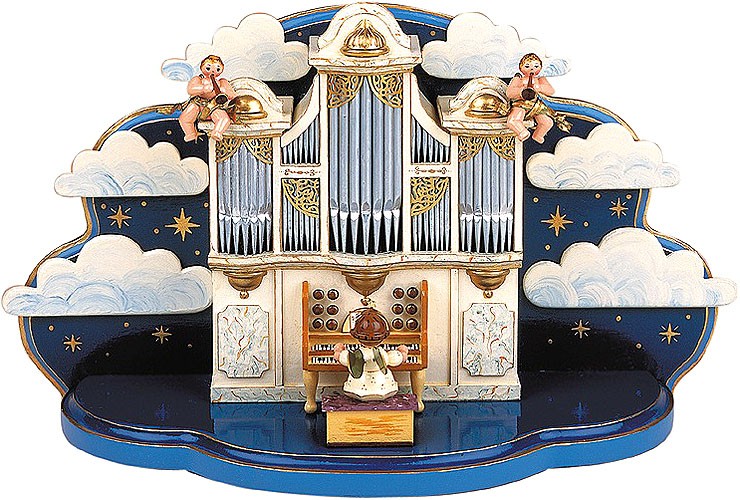 Hubrig Volkskunst Orgel mit kleiner Wolke Hubrig Volkskunst Orgel mit kleiner Wolke