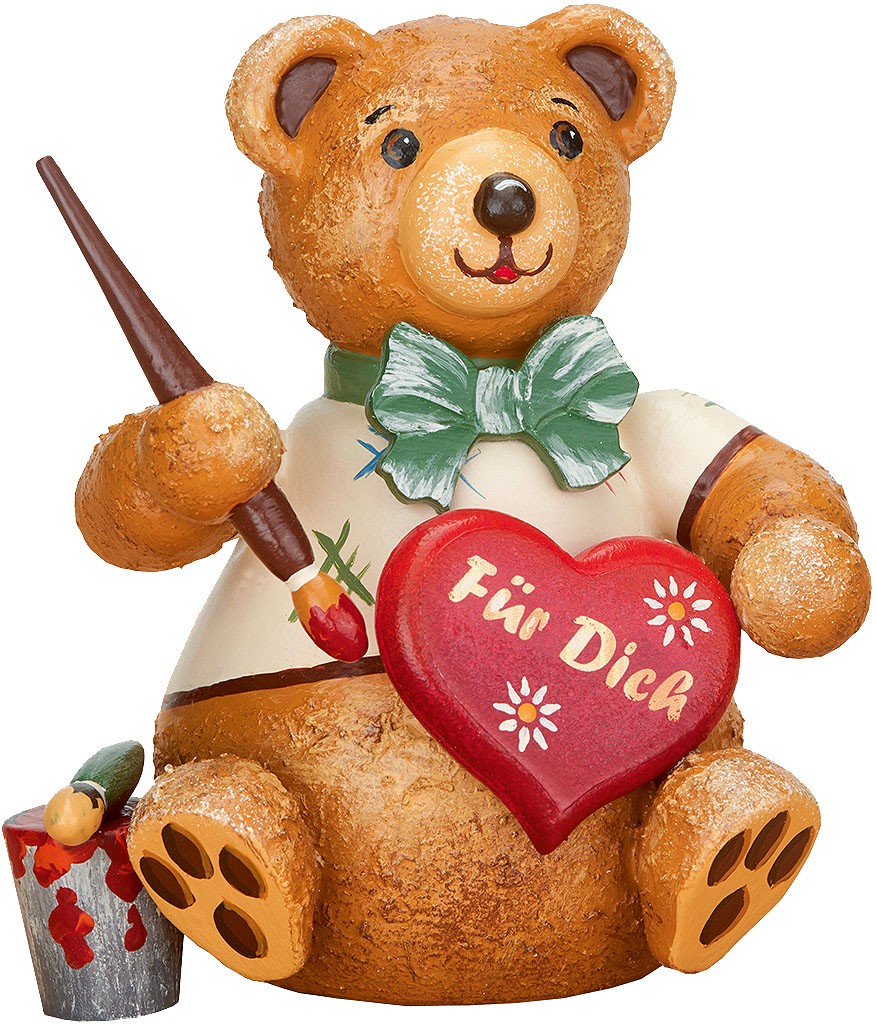 Hubrig Volkskunst Hubiduu Teddy - Herzelmaler Hubrig Volkskunst Hubiduu Teddy - Herzelmaler