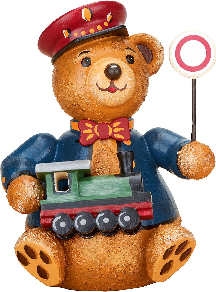 Hubrig Volkskunst Hubiduu Teddy - Eisenbahner