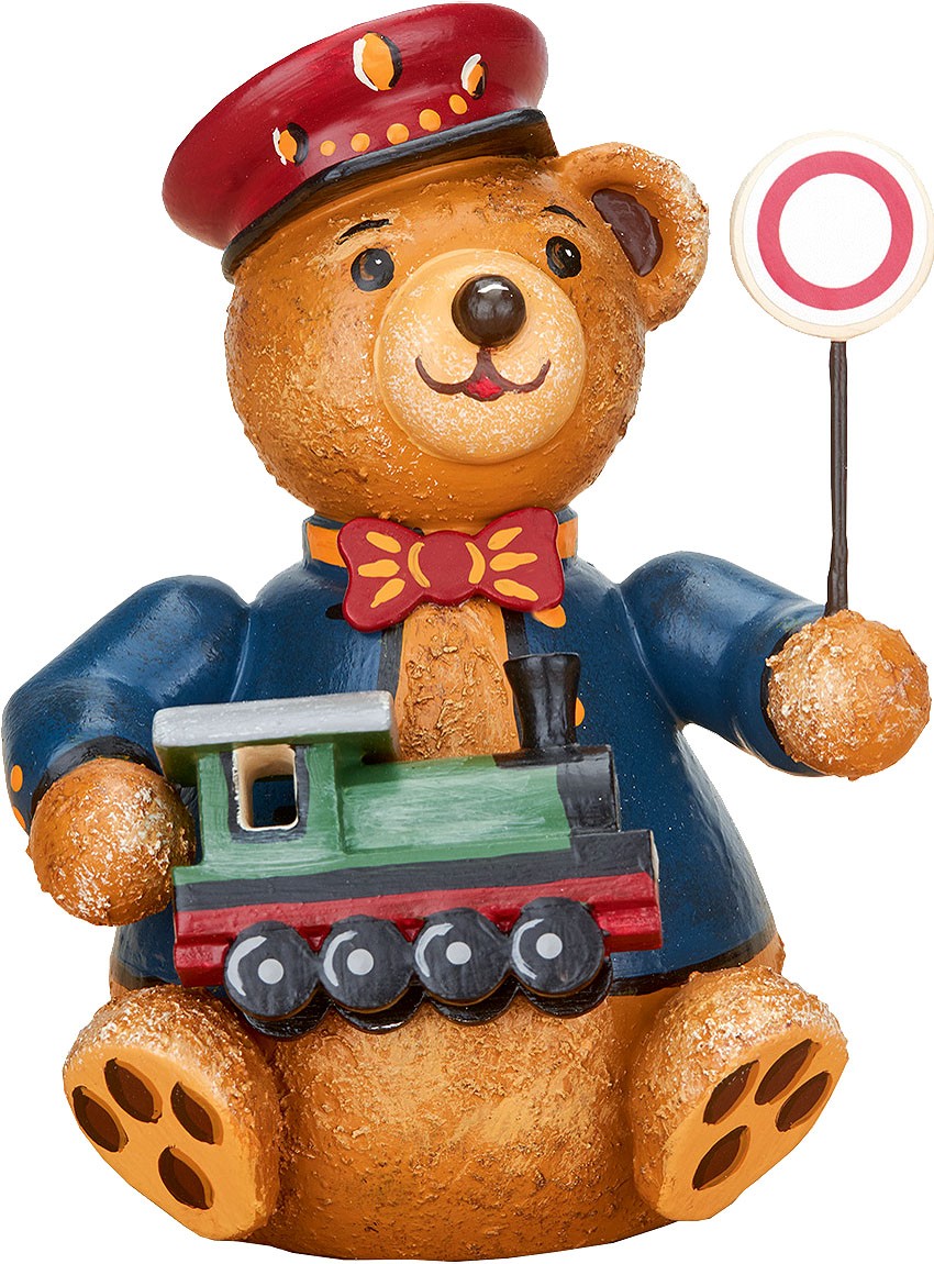 Hubrig Volkskunst Hubiduu Teddy - Eisenbahner Hubrig Volkskunst Hubiduu Teddy - Eisenbahner