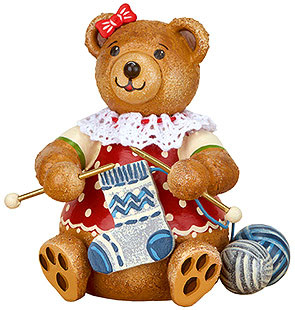 Hubrig Volkskunst Hubiduu Teddy - Strickliesel Hubrig Volkskunst Hubiduu Teddy - Strickliesel