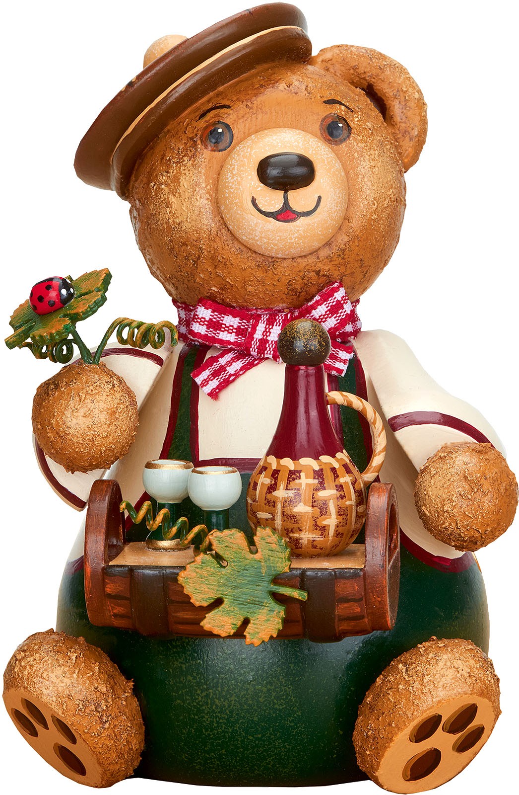 Hubrig Volkskunst Hubiduu Teddy - Weinliebhaber Hubrig Volkskunst Hubiduu Teddy - Weinliebhaber