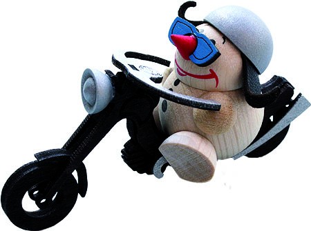 Karsten Braune Holzfigur Cool Man - Chopper Karsten Braune Holzfigur Cool Man - Chopper
