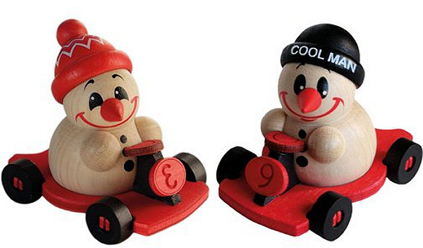 Karsten Braune Holzfigur Cool Man - Go Car