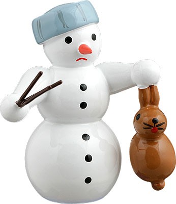 Ellmann Schneemann - mit Hase Ellmann Schneemann - mit Hase