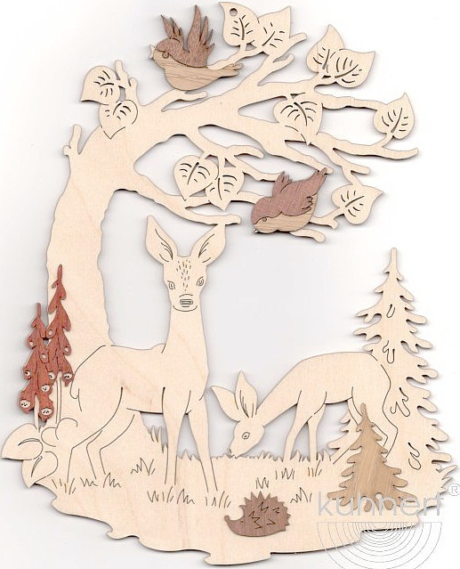 Drechslerei Kuhnert Fensterbild Rehe Drechslerei Kuhnert Fensterbild Rehe