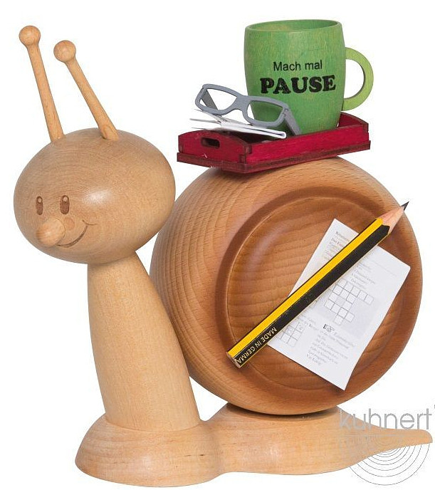 Drechslerei Kuhnert Räucherfigur Quizschnecke Drechslerei Kuhnert Räucherfigur Quizschnecke
