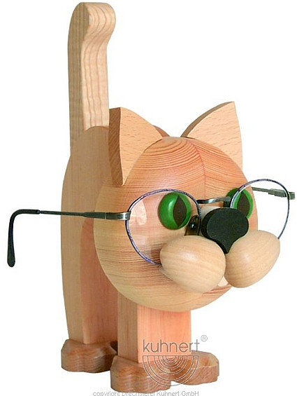 Drechslerei Kuhnert Brillenständer Katze Drechslerei Kuhnert Brillenständer Katze