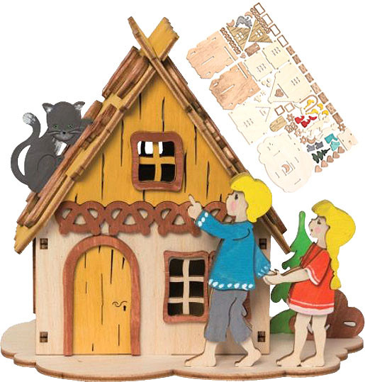 Drechslerei Kuhnert Bastelset Spardose Hänsel & Gretel Drechslerei Kuhnert Bastelset Spardose Hänsel & Gretel