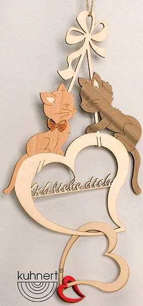 Drechslerei Kuhnert Fensterbild - Ich liebe Dich Drechslerei Kuhnert Fensterbild - Ich liebe Dich