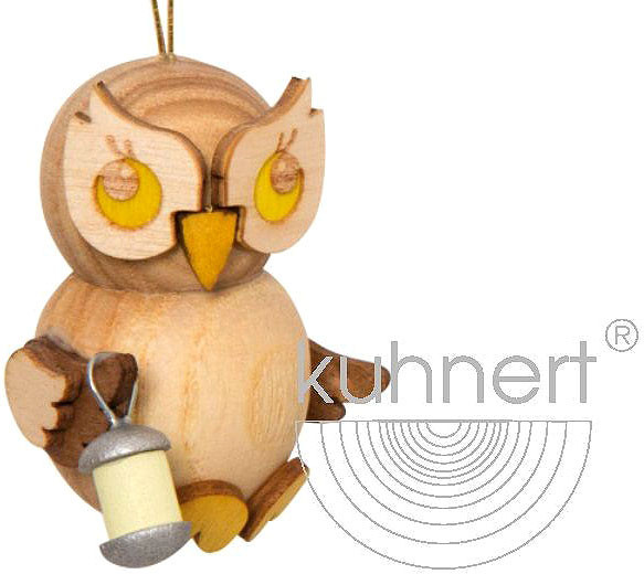 Drechslerei Kuhnert Baumbehang Eulenkind mit Lampion Drechslerei Kuhnert Baumbehang Eulenkind mit Lampion