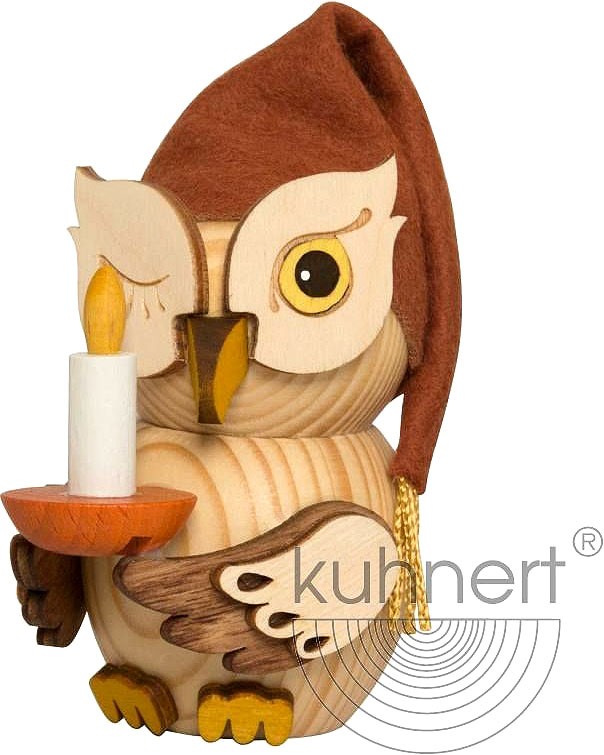 Drechslerei Kuhnert Mini-Eule Schlafmütze Drechslerei Kuhnert Mini-Eule Schlafmütze