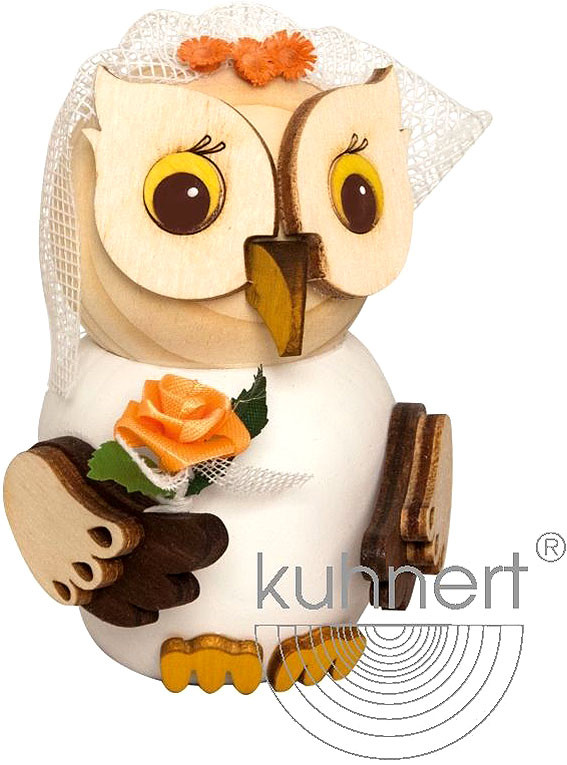 Drechslerei Kuhnert Mini-Eule Braut Drechslerei Kuhnert Mini-Eule Braut