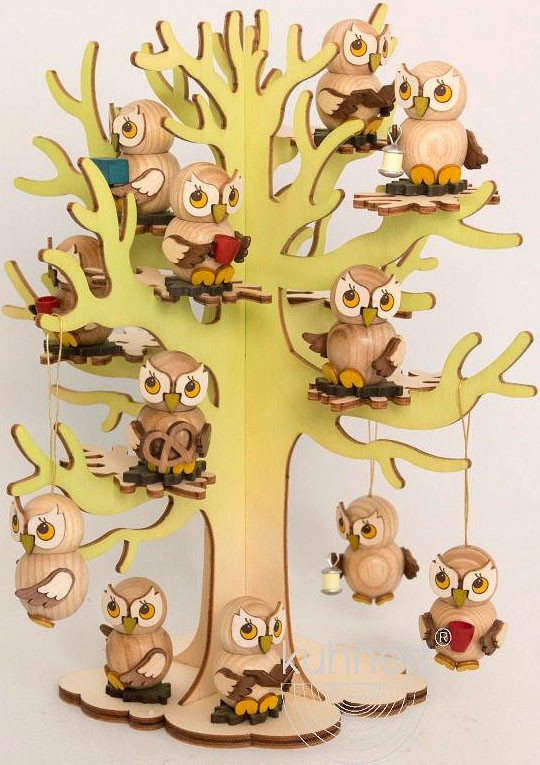 Drechslerei Kuhnert Baum für Eulenkinder Drechslerei Kuhnert Baum für Eulenkinder