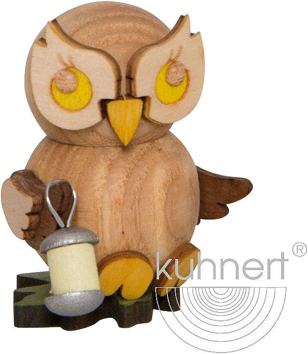 Drechslerei Kuhnert Eulenkind mit Lampion Drechslerei Kuhnert Eulenkind mit Lampion