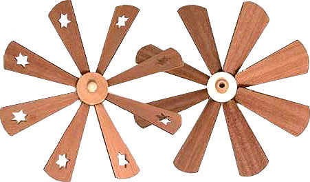 Drechslerei Kuhnert Flügelräder-Satz für Pyramiden 24090-91