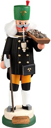Karl Werner Räuchermann Bergmann mit Erzschale Karl Werner Räuchermann Bergmann mit Erzschale