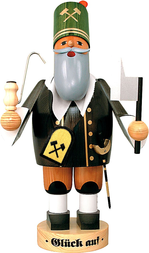 KWO Räuchermann Bergmann - die Bärtigen - 20 cm KWO Räuchermann Bergmann - die Bärtigen - 20 cm