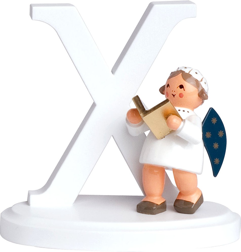 KWO Engel mit Buchstabe -X- KWO Engel mit Buchstabe -X-