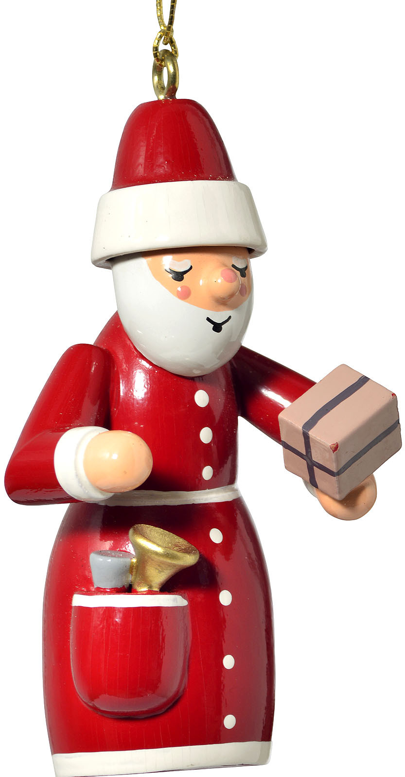 KWO Baumbehang Weihnachtsmann mit Geschenk KWO Baumbehang Weihnachtsmann mit Geschenk