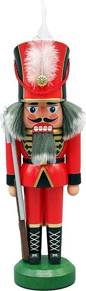 HoDreWa Legler Nussknacker Soldat, rot, 26cm