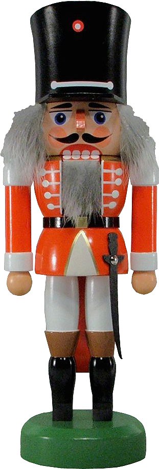 HoDreWa Legler Nussknacker Wachsoldat, rot, 26 cm