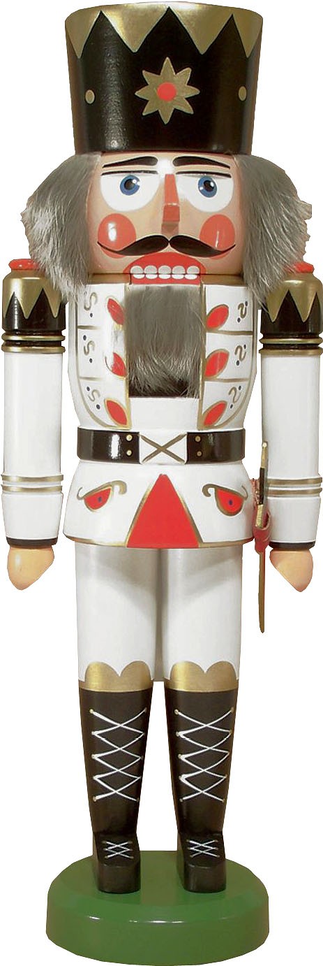HoDreWa Legler Nussknacker König, weiß, 46 cm HoDreWa Legler Nussknacker König, weiß, 46 cm