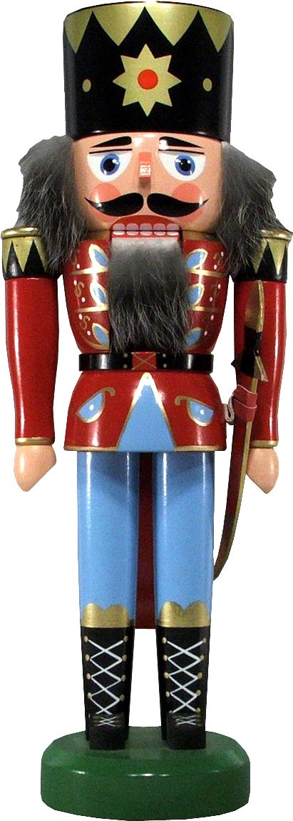 HoDreWa Legler Nussknacker König, rot, 38 cm HoDreWa Legler Nussknacker König, rot, 38 cm