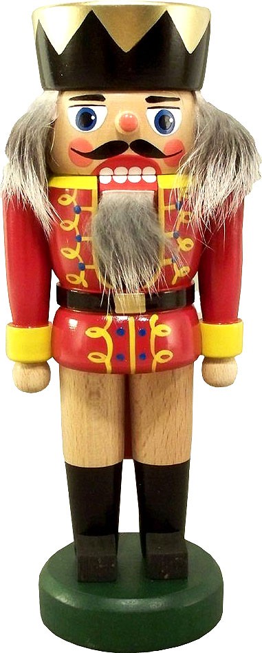 HoDreWa Legler Nussknacker König, rot/gelb, 20 cm HoDreWa Legler Nussknacker König, rot/gelb, 20 cm