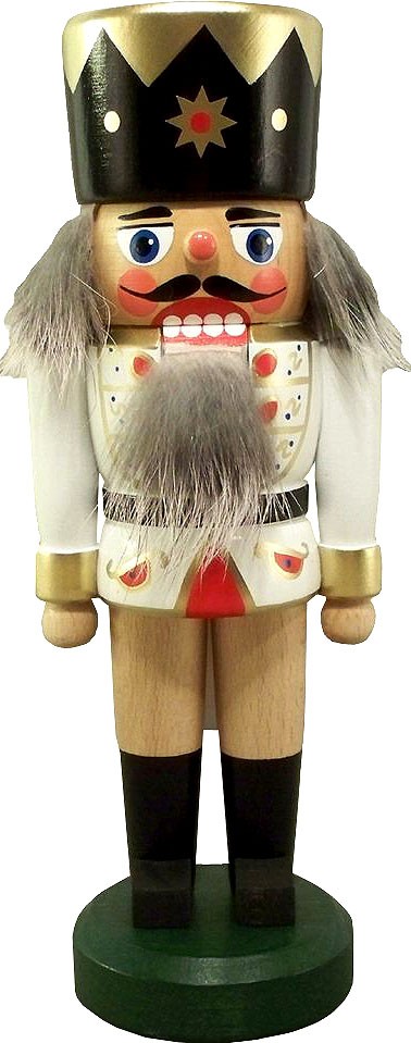 HoDreWa Legler Nussknacker König, weiß, 21 cm HoDreWa Legler Nussknacker König, weiß, 21 cm