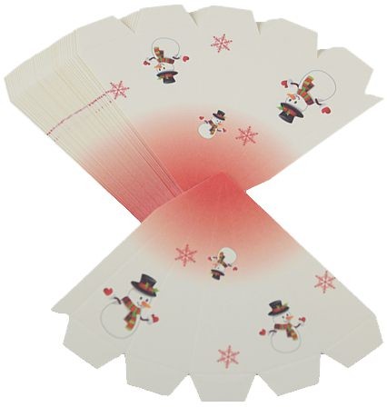 Bastelset 3er-Set Marienberger Adventssterne Schneemann, creme, rote Spitze Bastelset 3er-Set Marienberger Adventssterne Schneemann, creme, rote Spitze