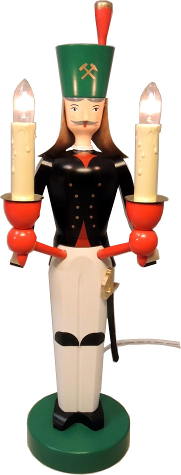 Richard Glässer Bergmann - 32 cm, elektr. Richard Glässer Bergmann - 32 cm, elektr.