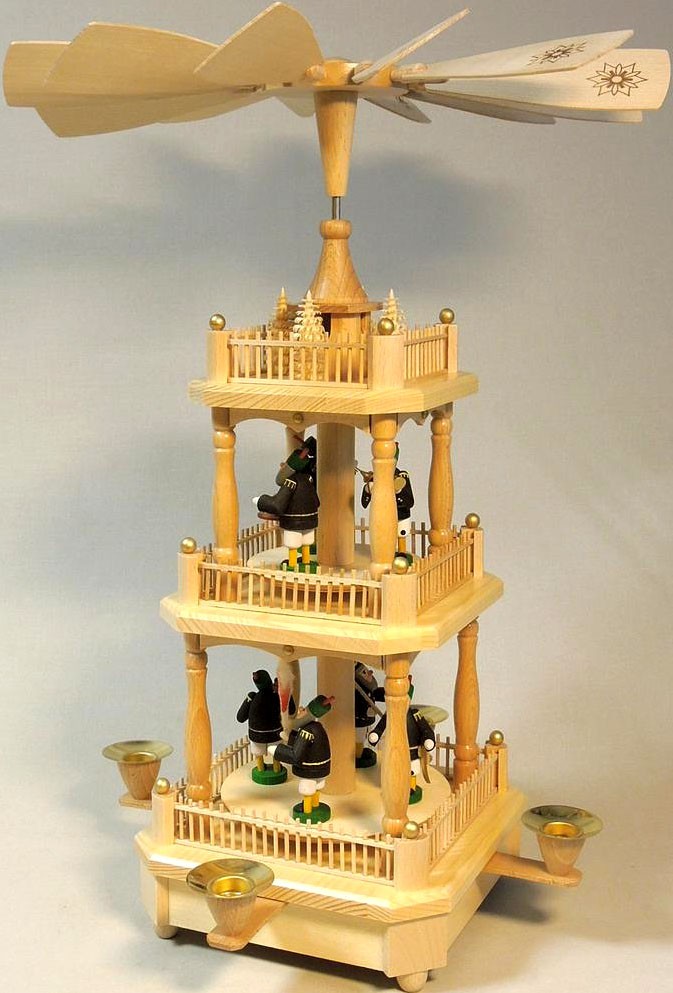 Richard Glässer Pyramide Bergmannszug, 2-stöckig Richard Glässer Pyramide Bergmannszug, 2-stöckig