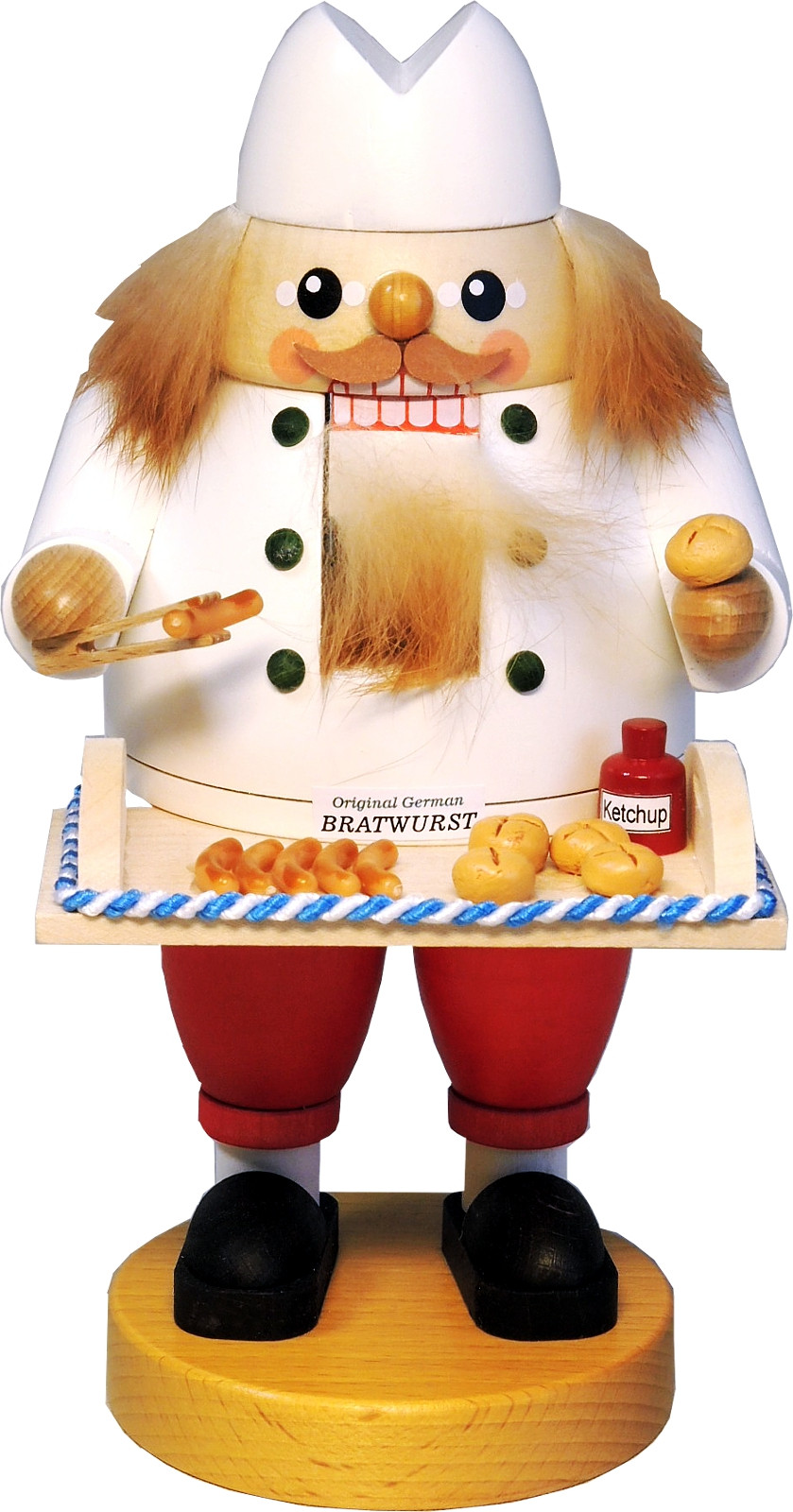 Richard Glässer Nussknacker Bratwurstverkäufer Richard Glässer Nussknacker Bratwurstverkäufer