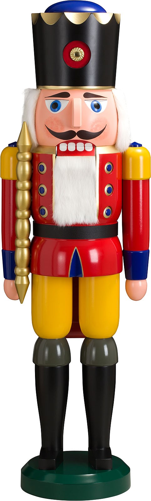 Seiffener Volkskunst eG Nussknacker König, rot, 100 cm Seiffener Volkskunst eG Nussknacker König, rot, 100 cm