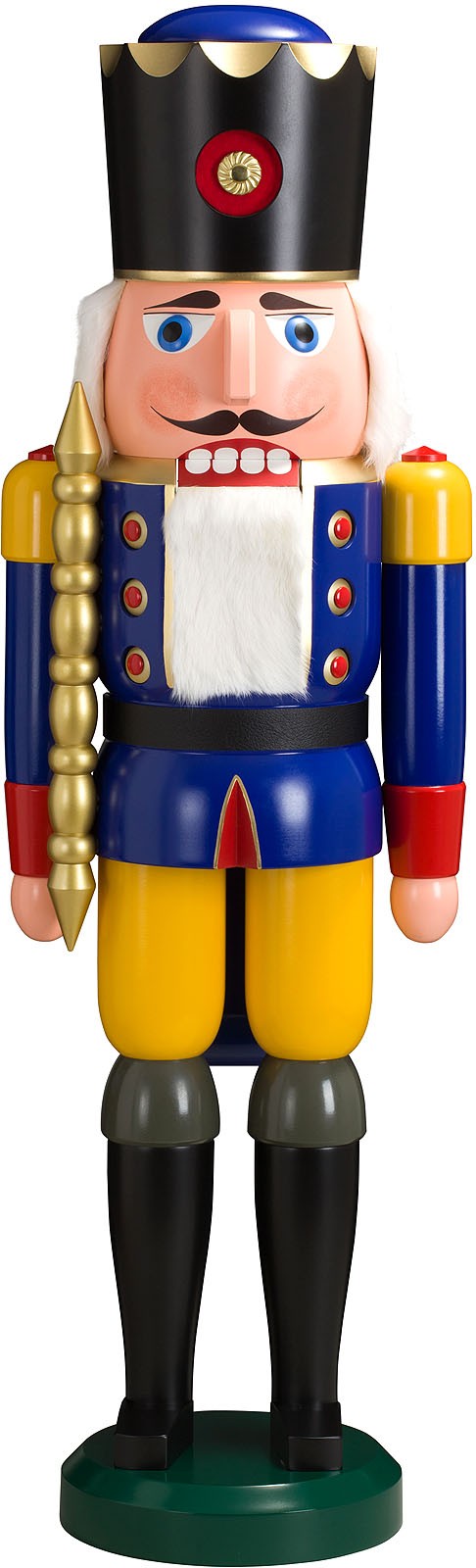 Seiffener Volkskunst eG Nussknacker König, blau, 100 cm Seiffener Volkskunst eG Nussknacker König, blau, 100 cm
